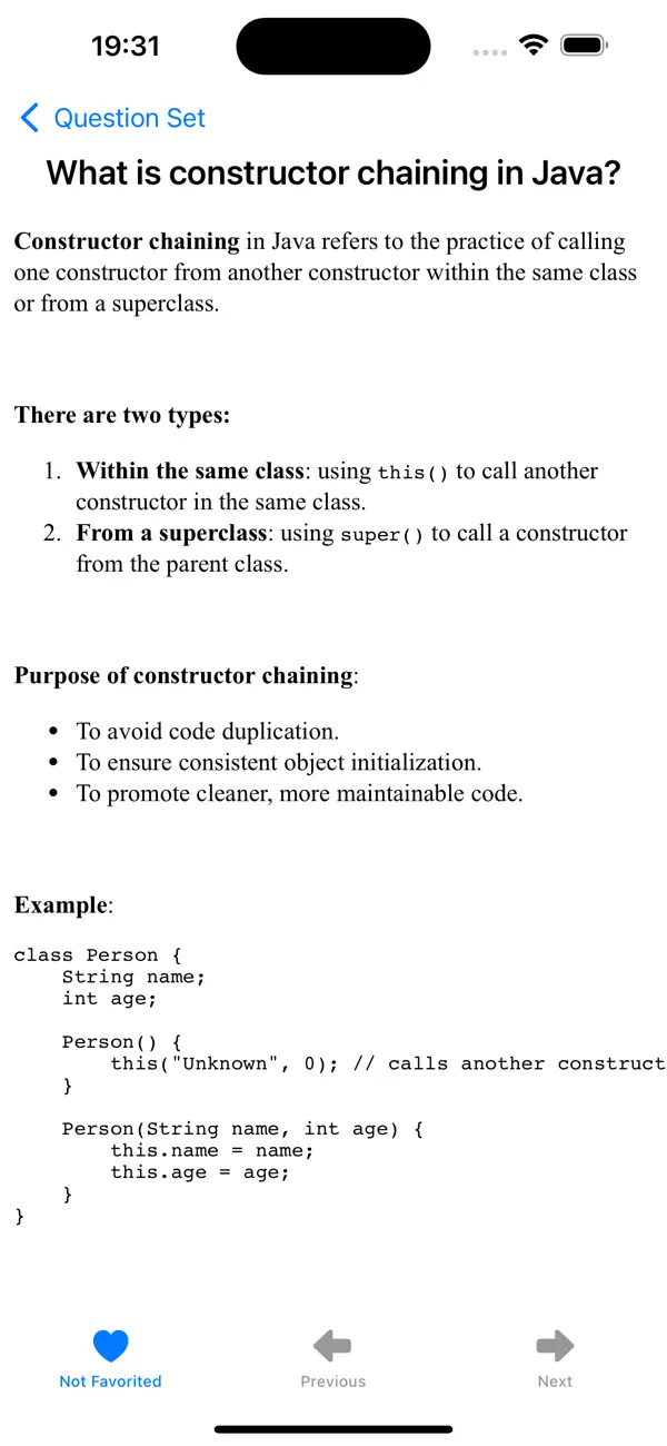 #3. Java Prep (iOS) Által: 嘉 邱