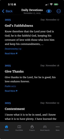 ESV Holy Bible iPhone screenshot