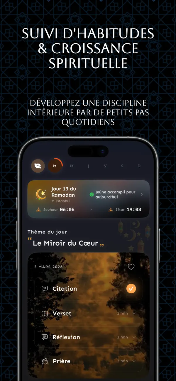 Screenshot #2 pour Hush: Habitudes Musulmanes IA