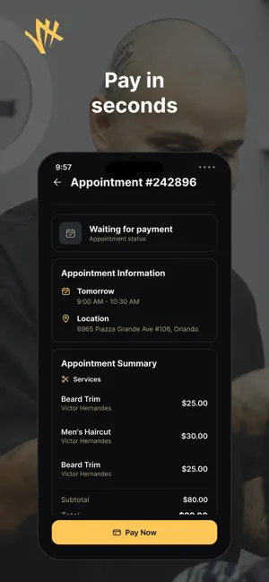 VH Pro Barbers screenshot 4