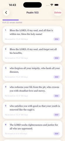 Dayly: Memorize Bible Verses Screenshot 4 of 5