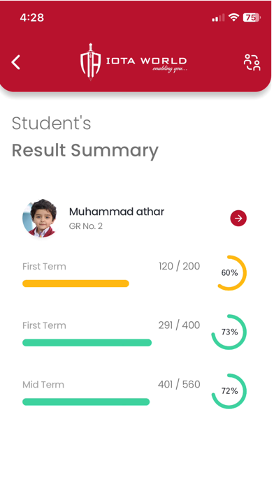 App screenshot