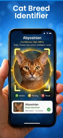 Cat Identifier. iPhone screenshot