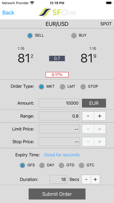 SFOne FX Trader Screenshot 8 of 8