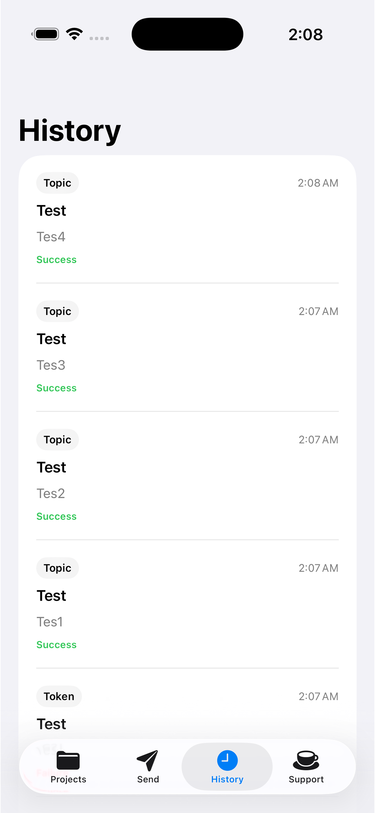 Firebase Push Lab