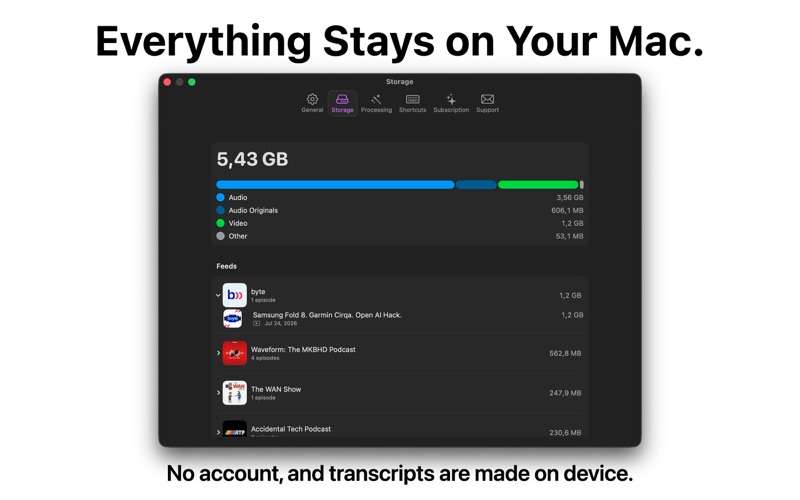 Feedcast: Podcast Ad Blocker screenshot