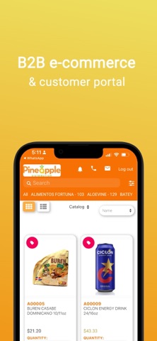 Pineapple Distributions iPhone screenshot