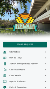 West Covina Report an Issue screenshot