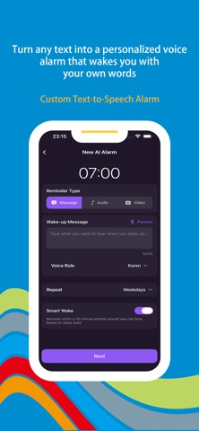 Wonder Alarm - Alarm Clock iPhone screenshot