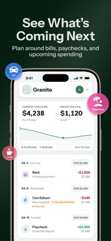 Budget App - Granite Finance screenshot