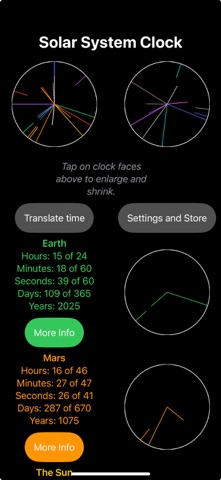 Solar System Clock Screenshot 1 of 5