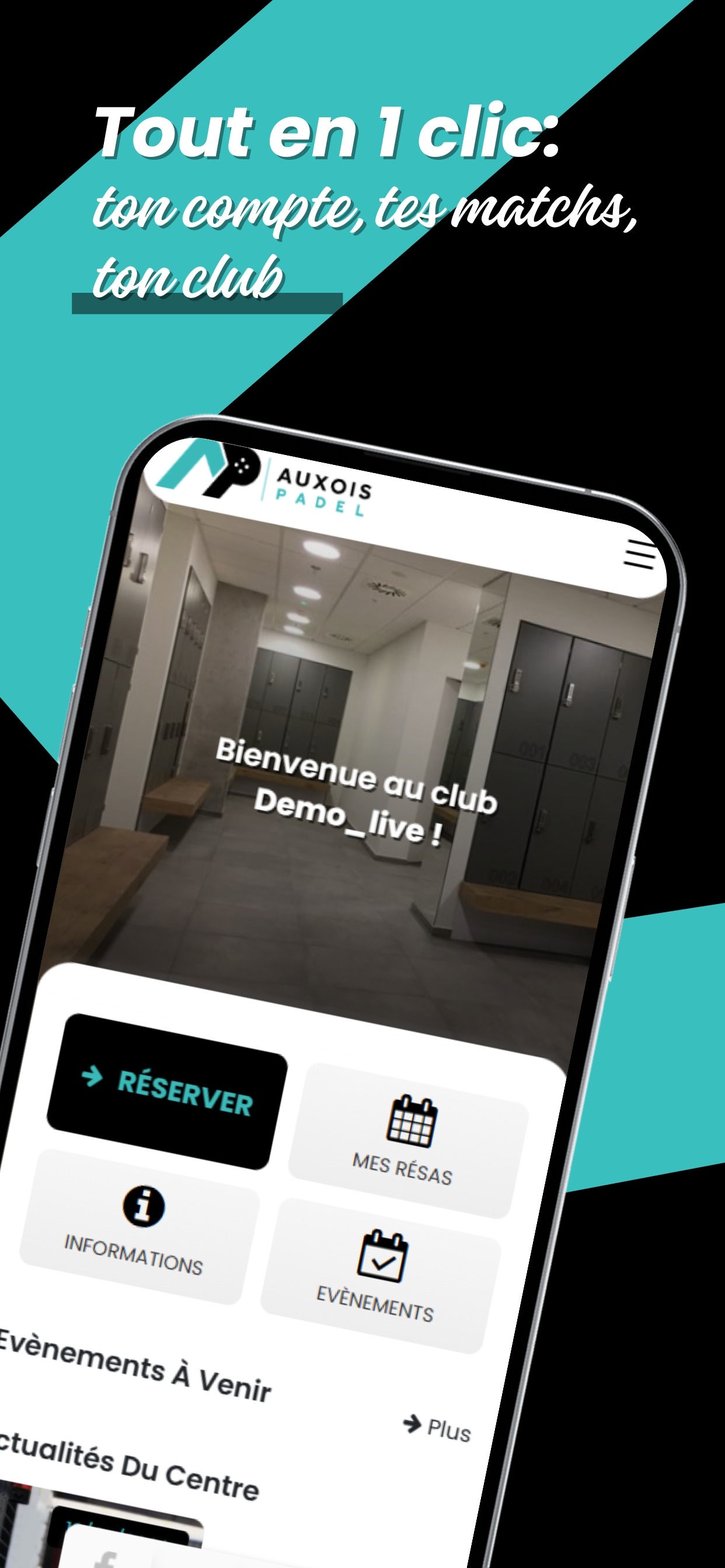 AUXOIS PADEL screenshot 3