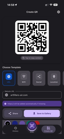 QR-Code: QR Reader And Maker Screenshot 3 of 4