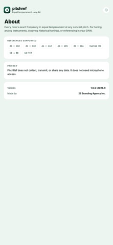 PitchRef: Chromatic Tuner Screenshot 3 of 5