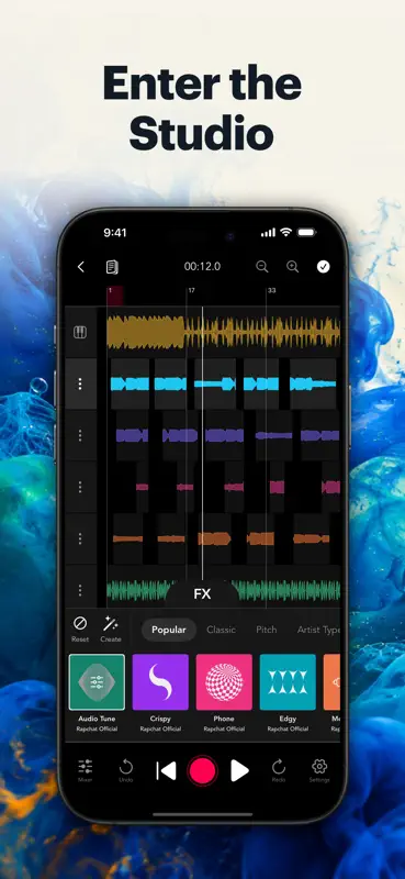 Rapchat: Music Maker Studio screenshot 1 of 9