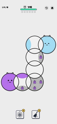 Purrfect Circles: Color Sort iPhone screenshot