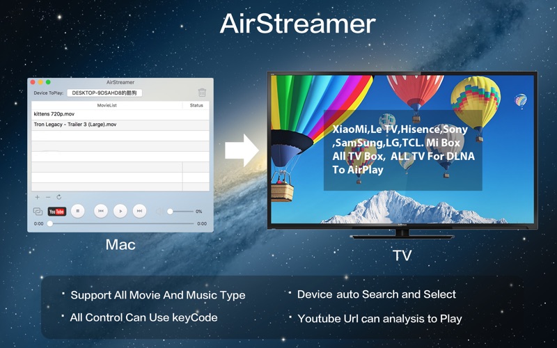 Screenshot #1 pour AirStreamer