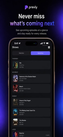 Prevly: TV Tracker Screenshot 2 of 8