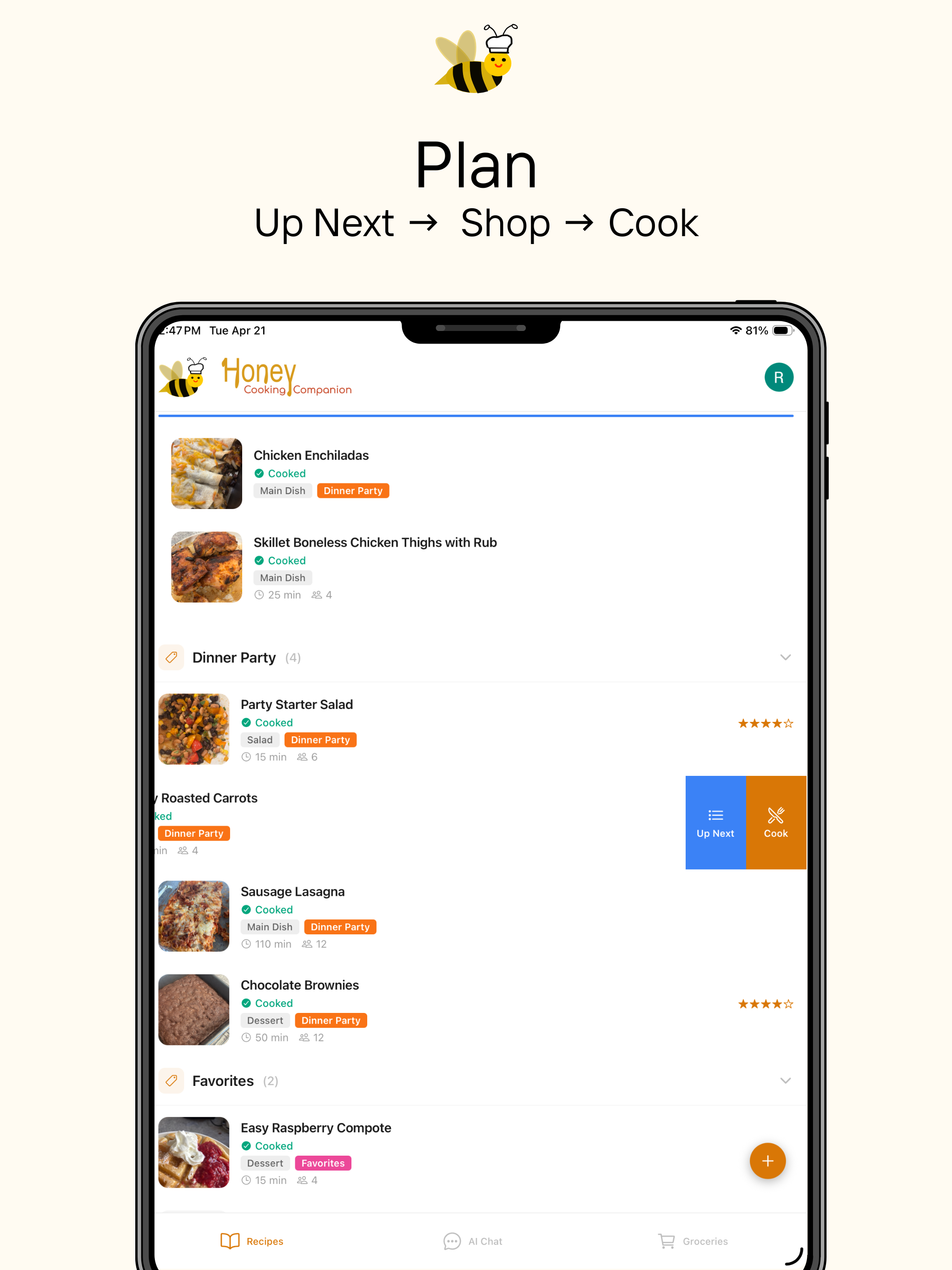 Honey Cooking Companion