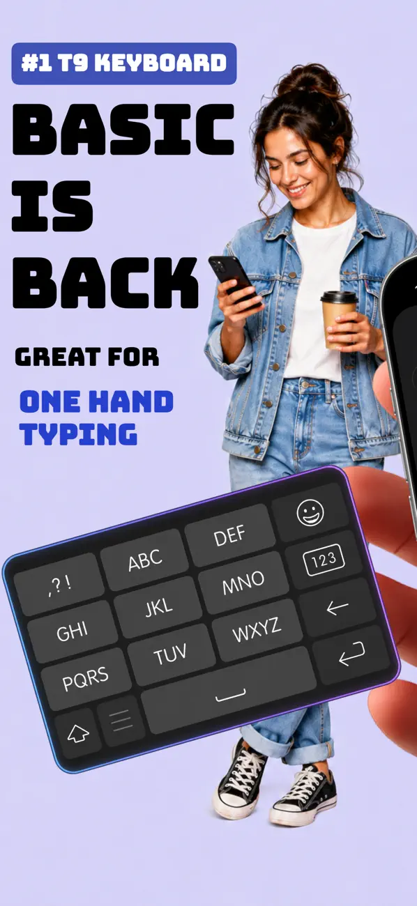 Screenshot #1 pour Type Nine - T9 Keyboard