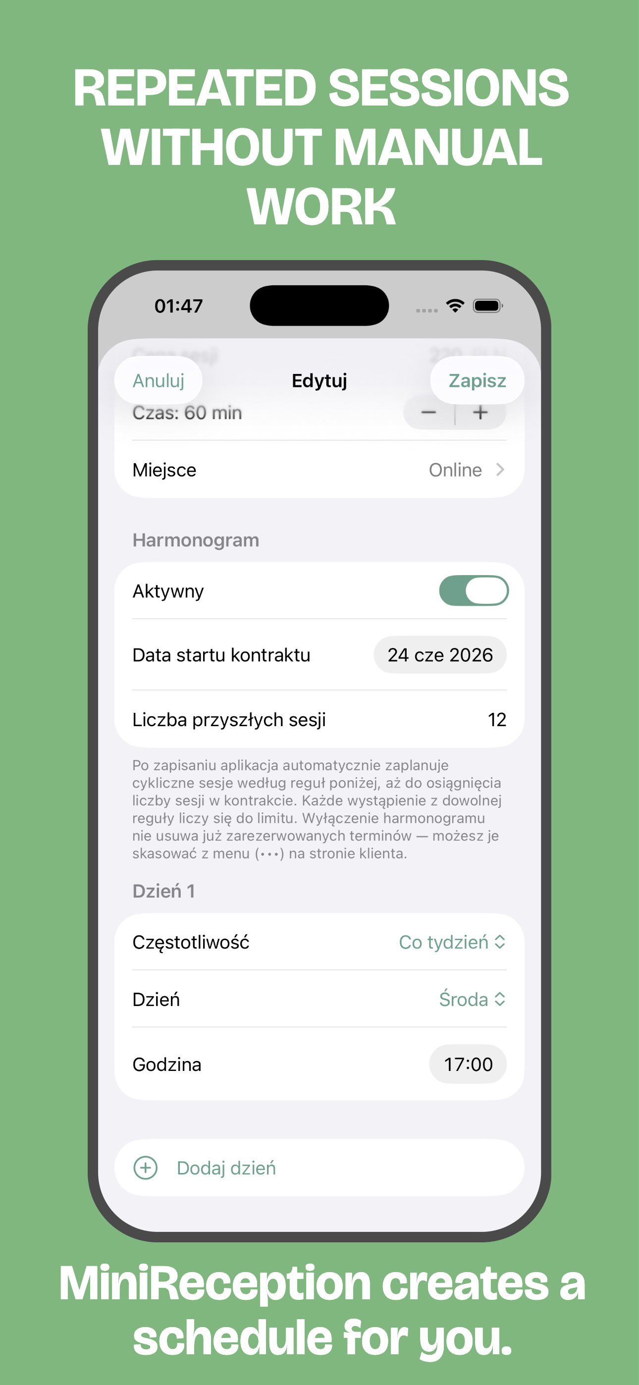 miniRecepcja screenshot 5