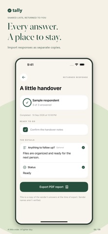 Tally: Offline Checklist Maker Screenshot 6 of 8