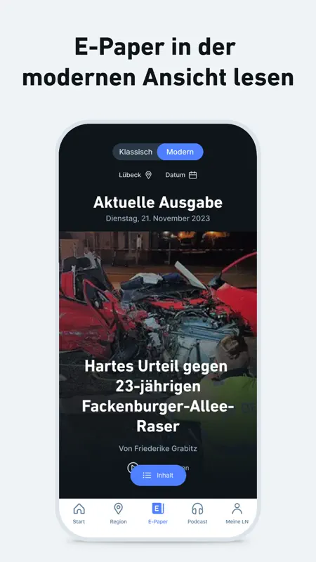 LN - Nachrichten und Podcast screenshot 4 of 10