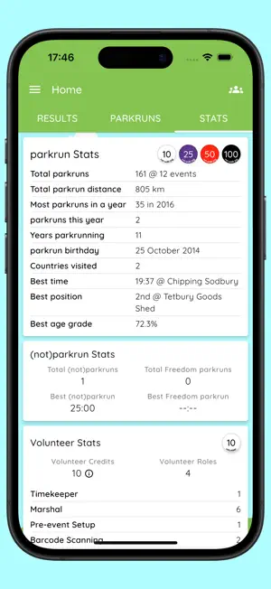 parkrunner screenshot 3