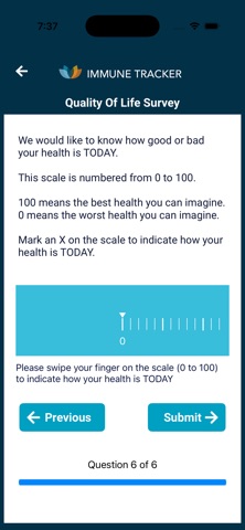 ImmuneTracker screenshot