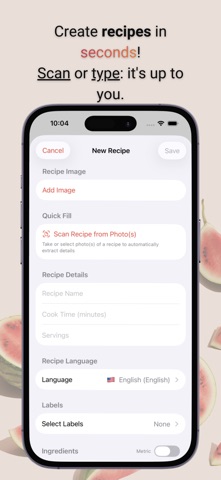 MyRecipesApp screenshot