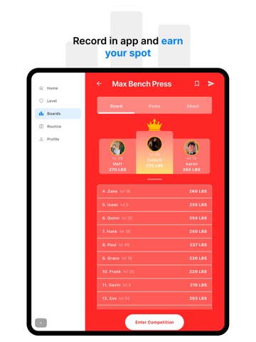 LiftReel - Competitive Fitness ipad screenshot 4