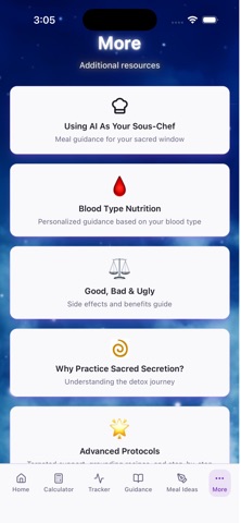 Sacred Secretion Tracker screenshot 5