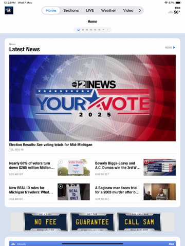 ABC12 News - WJRT iPad screenshot
