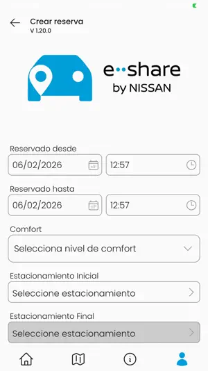 e-share Nissan screenshot 3