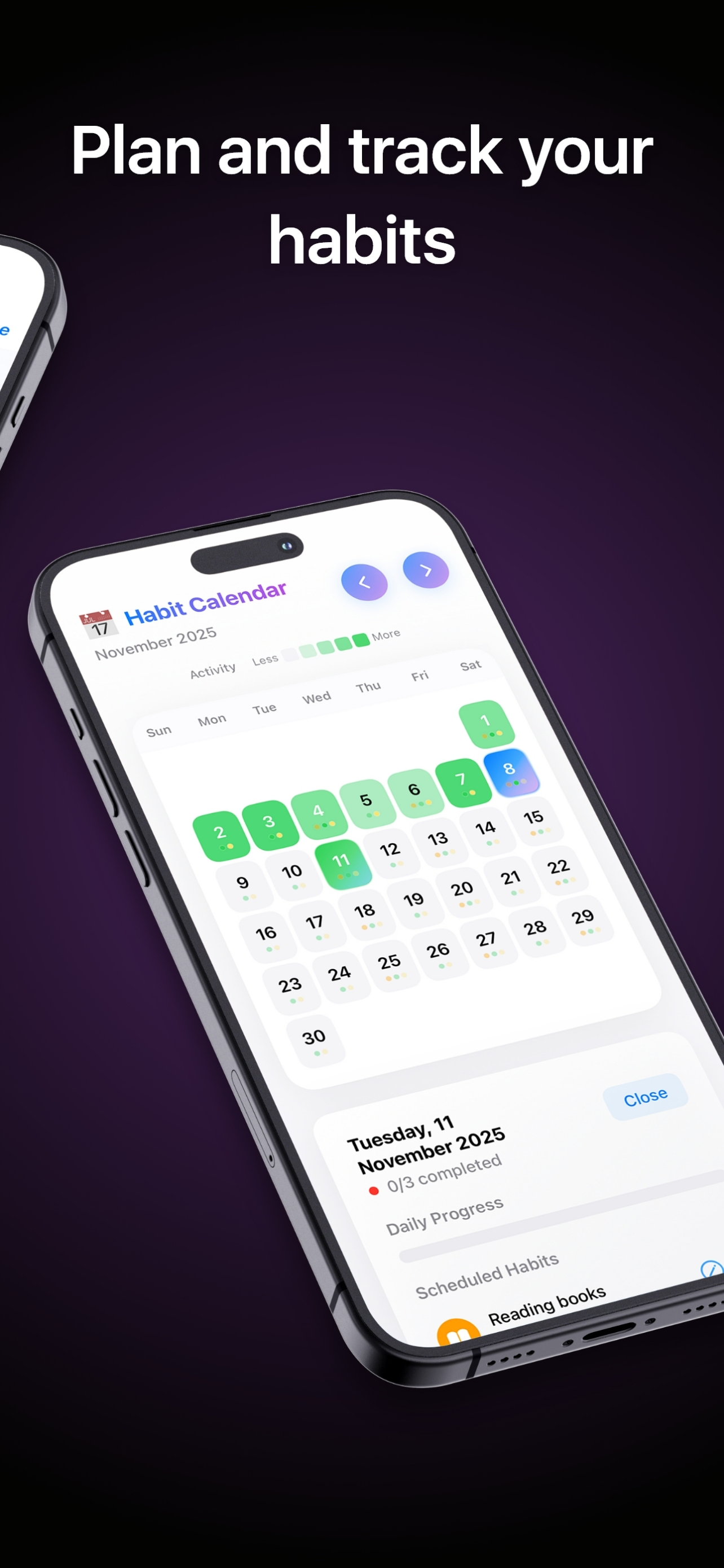 Habit Streaks. Routine Tracker