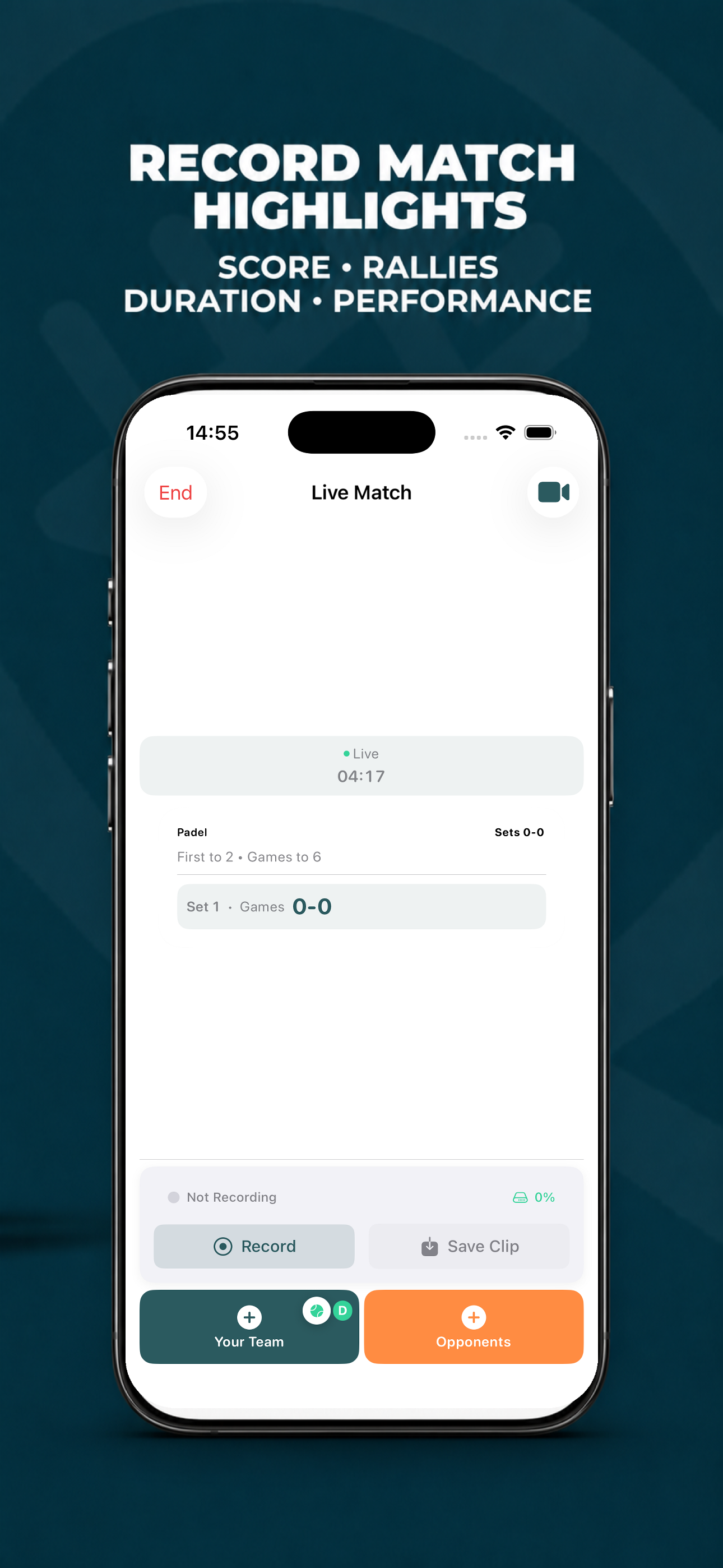 Traicker: Padel & Tennis Score screenshot 4