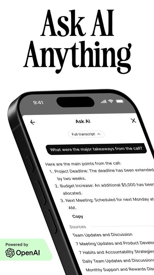 #3. Voicenotes AI Notes & Meetings (iOS) 게시자: Coping Hard Inc