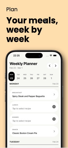 Savora: Recipe & Meal Planner screenshot