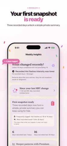 Menopause Symptoms Tracker:HRT Screenshot 7 of 7