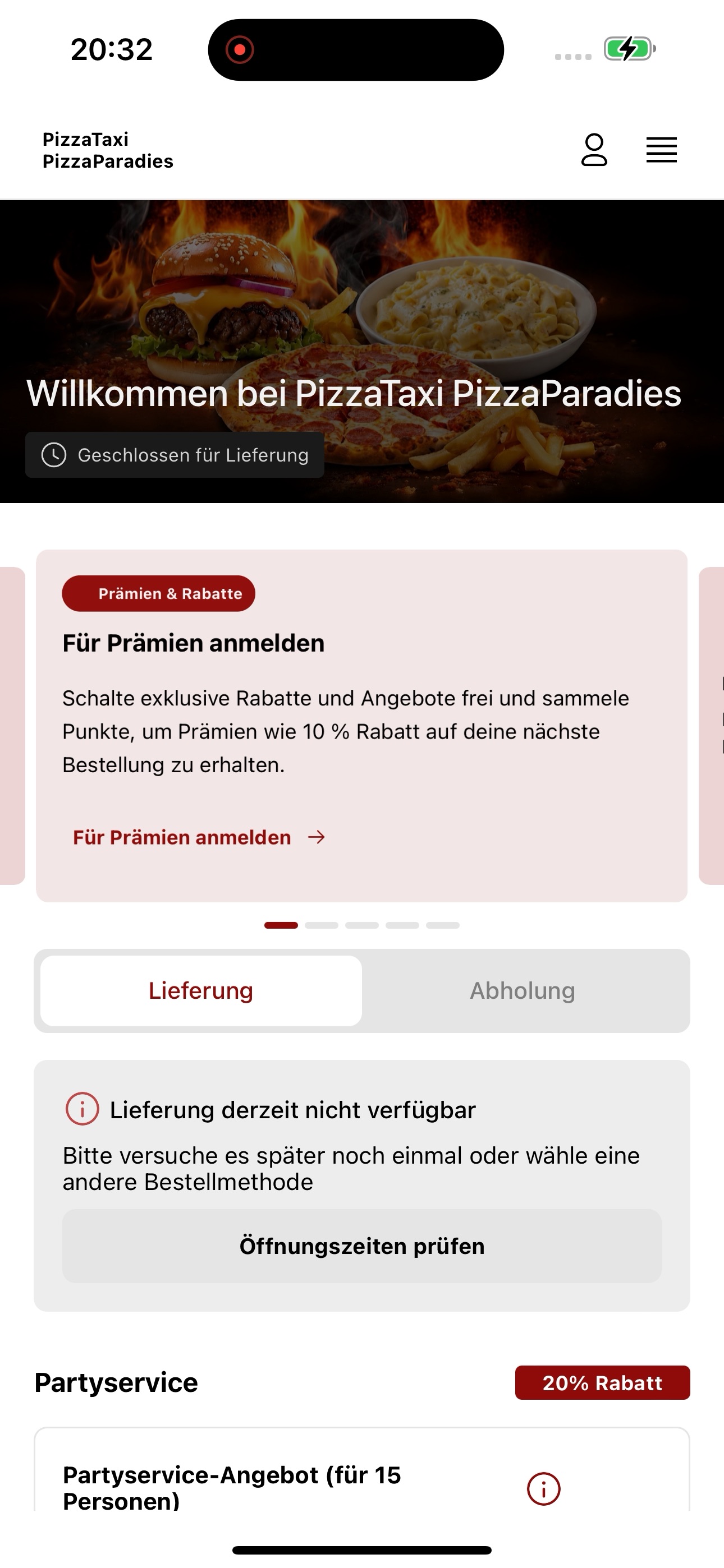 Screenshot 3 of PizzaTaxi PizzaParadies