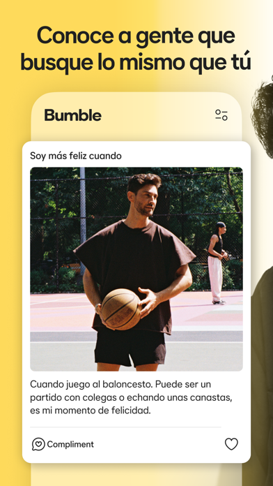 Bumble: Chat. Ligar. Citas App Store preview screenshot 3