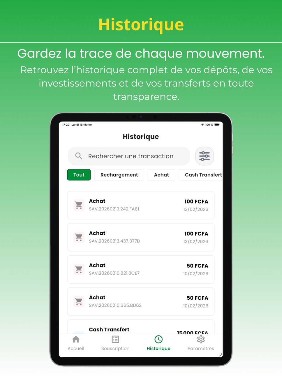 iPad screenshot
