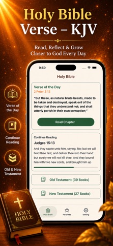 HolyBible Verse – KJV iPhone screenshot