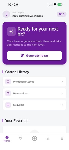 Zentia: AI Scripts & Videos screenshot