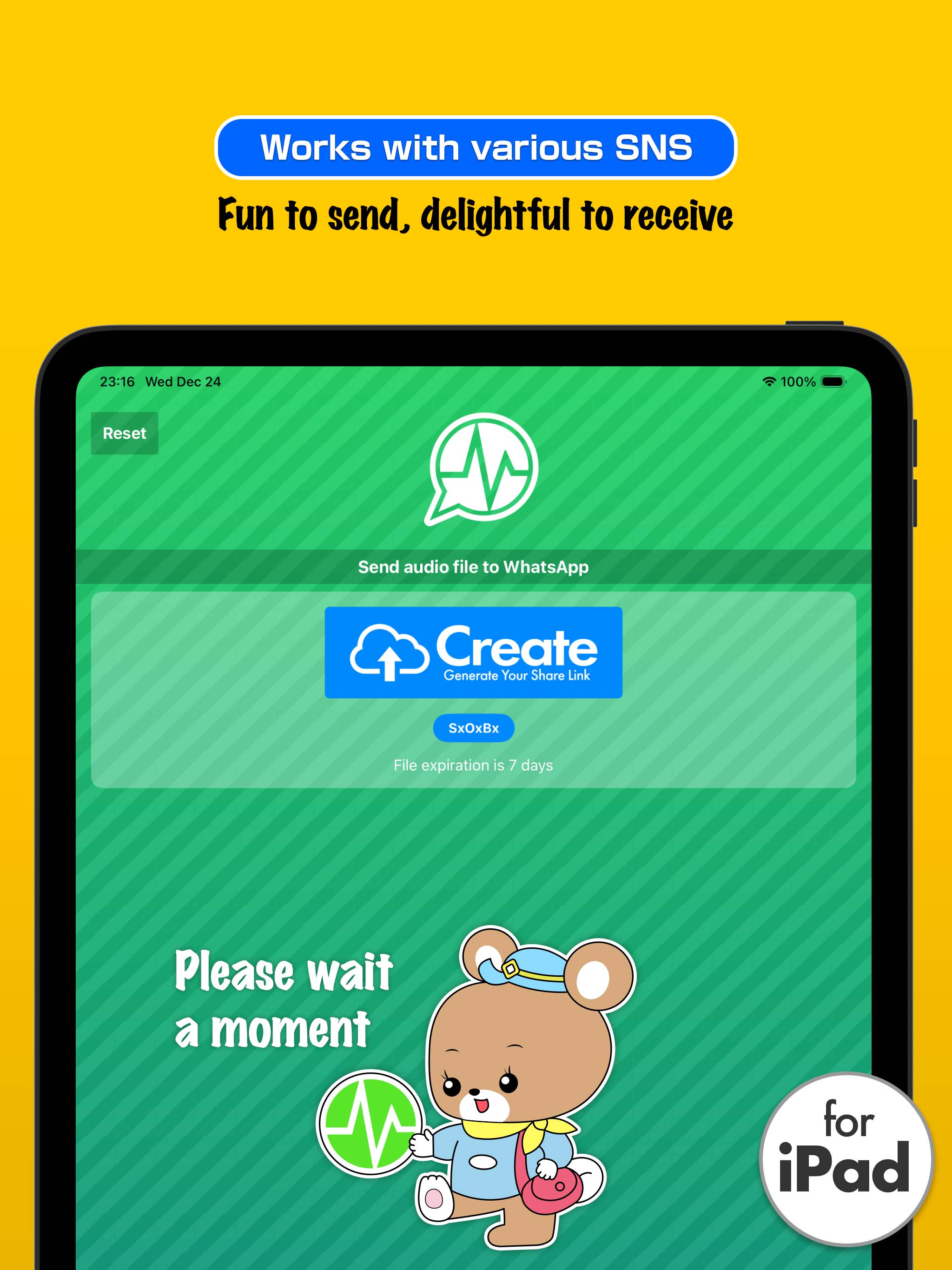 Audio Send for WhatsApp