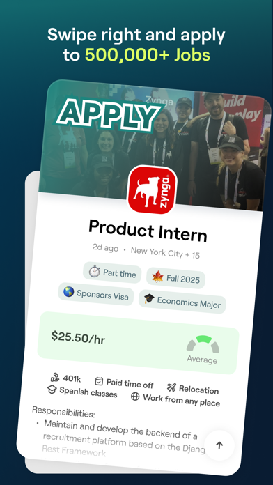 Massive: Swipe & Apply Screenshot