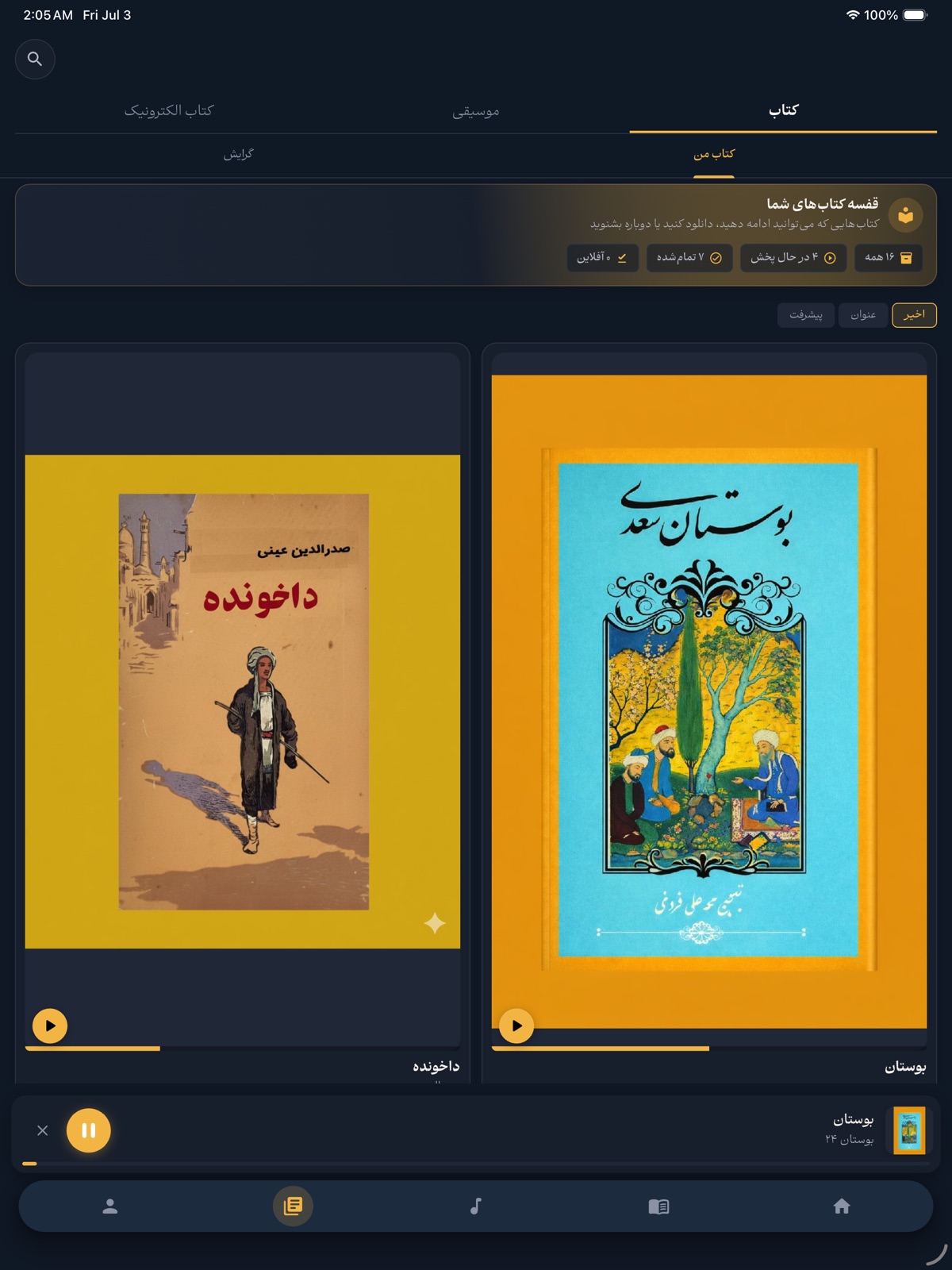 Parasto Audio & eBooks ipad screenshot 4