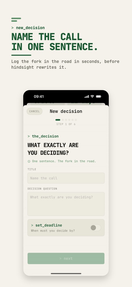 #3. Decision Journal PRO VERDICT (iOS) Door: Aneesh Pradeep