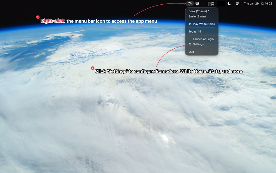 #3. Tomato Mini (macOS) Podle: DearDoor