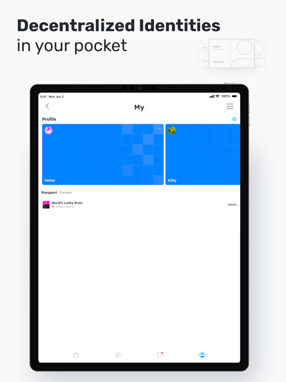 DID Wallet iPad screenshot 4 - Productivity app